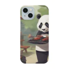 ycm02111968の「食欲をそそるパンダが食事を運びます！」 Smartphone Case