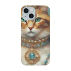 esmeralda64のパライバトルマリンの瞳の猫 Smartphone Case