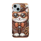 kickchopmanのスチームパンクなゴーグル猫ちゃん Smartphone Case