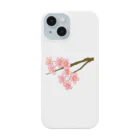 紅藤コミミズクの桜 スマホケース