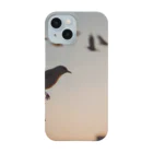 simaenaga234の夕方の鳥 Smartphone Case