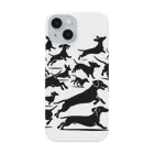 dogfulのミニチュアダックスフンドの運動会 Smartphone Case