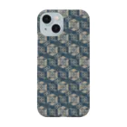 Pattern Bの【永久】紺色 / 亀甲花角 Smartphone Case