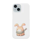 ふわもこぽんすけの店の冬のうさぎさん Smartphone Case