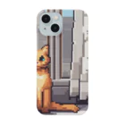 ドット絵ねこさんの窓前お座り猫さん Smartphone Case