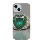 ゆうめい♏のBirthstone/heart-shaped ring/May Smartphone Case