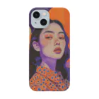 ETTA_ARTの月夜のミューズ Smartphone Case