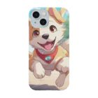 happiness_shopのかわいい子犬が元気いっぱい！ Smartphone Case