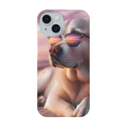 AQUAMETAVERSEのサングラスをかけた、かわいい犬 Marsa 106 Smartphone Case