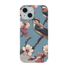 ウェブエンパイアの桜と雀（Cherry blossom & sparrow)  01 Smartphone Case