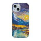 .nekoのAI絵画「夜」 Smartphone Case