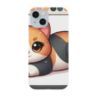 NEKOMARUDOUの三毛猫ペイント Smartphone Case