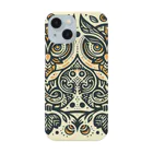 kotpopのSymmetrical Owls Smartphone Case