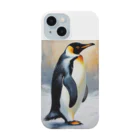 akipen76の困難に立ち向かう勇敢なペンギン Smartphone Case