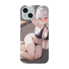 あなたに夢中の黒いビキニの女の子（銀髪Ｖｅｒ．） Smartphone Case