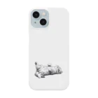 sansamのねこごろり/モノクロ Smartphone Case