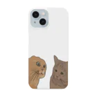 手書きイラストで猫ミームの名コンビ Smartphone Case