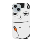 猫と音楽と睡眠。のkawaii music cat D Smartphone Case