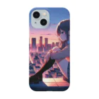 ぷにちSHOPの高層ビルの少女 Smartphone Case