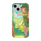 シロクマペンギンのトレインアパレルショップ Smartphone Case