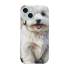 Animal Illustration shopのコトン・ド・テュレアール　Coton de Tulear　水彩画風 スマホケース