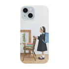 TWo Photo Studioのschool bag girl Smartphone Case