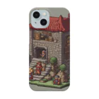 レトロゲームイラストのレトロゲードット絵ファミコン Smartphone Case