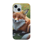 deko4954のsleep　fox Smartphone Case