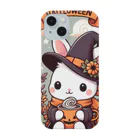 にこにこ雑貨店のハロウィン可愛い猫イラスト Smartphone Case