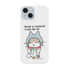 ほっかむねこ屋（アトリエほっかむ）のラグビーねこ/ゴールキック編　　#ラグビー #猫 Smartphone Case