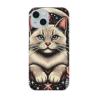 アズールソリューションズのAIイラスト ねこちゃんくん Smartphone Case