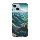 Pixel Art Goodsの万里の長城（pixel art） Smartphone Case