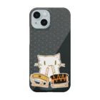 絵娯クリエイトのひのもとにゃんこ®️ 太鼓 / 黒檀 Smartphone Case