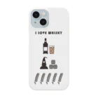 I LOVE【WHISKEY】SHOPのI LOVE WHISKEY-03 スマホケース