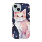 星降る夜にのsakura cat2 Smartphone Case