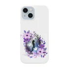 Mellow-Skyの紫の花と影 Smartphone Case