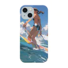 AQUAMETAVERSEのサーフｲンの波乗り　なでしこ1478 Smartphone Case