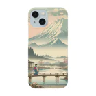 動物デザイングッズの江戸時代の絵画風 Smartphone Case