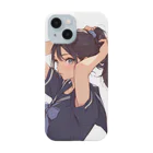 AQUAMETAVERSEのポニーテールがセクシーな女の子　BLUE PLUM  691 Smartphone Case