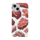 Haluuushopのmeats of meats スマホケース