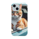 Kobayashi Kayoのドライブ中の猫 Smartphone Case