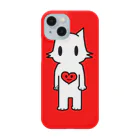 kotのムヒョウジョウなネコとあるヤボウをいだくココロ(ハート):red Smartphone Case