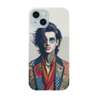 UKIYO-E_POP_by_convert_worksの和装スーツ男性 Smartphone Case