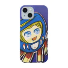 ザビちゃん💙😇🇯🇵🎌の【ザビちゃん】青だるま Smartphone Case