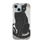 動物デザイングッズの黒猫 Smartphone Case