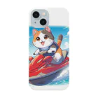 calico starの三毛猫プクちゃん　ジェットスキー Smartphone Case