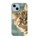 ronstr_のちらりキャット Smartphone Case