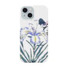 RetrowaveFlowerのRetrowaveFlower-ハナショウブ- Smartphone Case