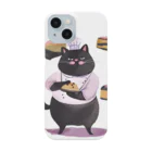 なまけものとみんなの太っちょ黒猫パティシエ Smartphone Case