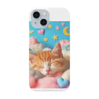 hiro168の眠っている猫,lofimusic Smartphone Case